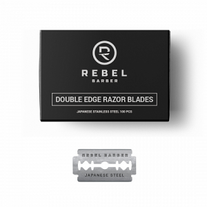 Лезвия Rebel Barber Double Double Blade к опасной бритве 40 шт RB005