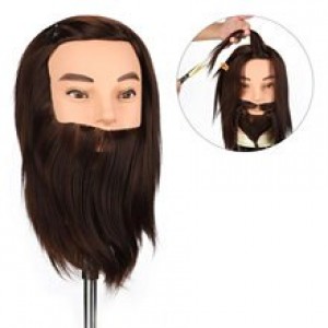 Голова-манекен учебная "шатен" для парикмахеров мужская