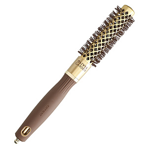 Термобрашинг для волос Olivia Garden EXPERT BLOWOUT SHINE Wavy Bristles Gold&Brown 20 мм ID2047